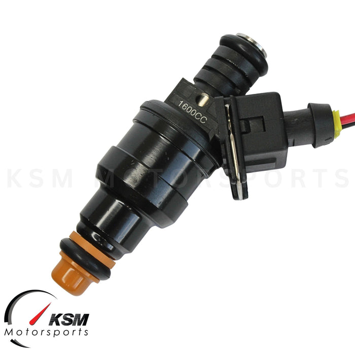 Set 6 x  1600cc 152LB Fuel Injectors Wide fit Bosch For BMW AUDI FORD GMC BUICK