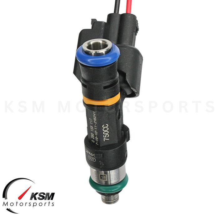 6x 750cc 70lb fuel injectors for AUDI 2.7 Turbo C5 S4 A6 Allroad fit BOSCH EV14