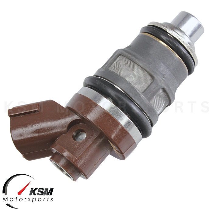4 fit DENSO 1200cc FUEL INJECTORS FOR TOYOTA SW20 3S-GTE EJ20 BG5 BD5 SIDE FEED
