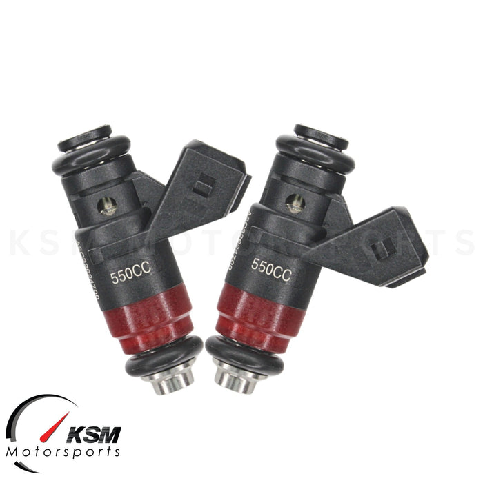 4 x 52lb 550cc fit Deka Compact Short Fuel Injectors FI114700 EV1 High Impedance