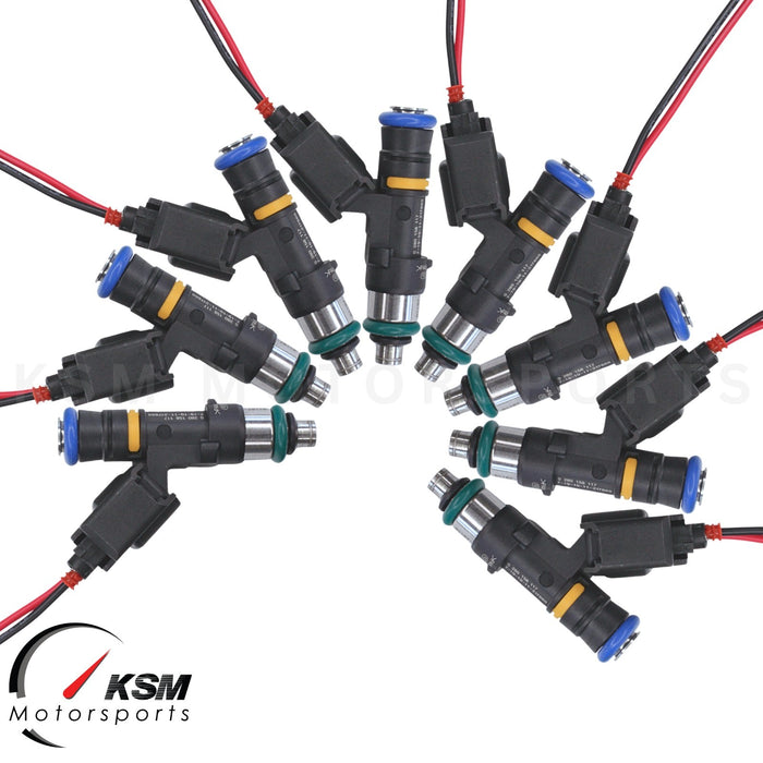 8 EV14 52lb 550cc fuel injectors for LS2 6.0 Pontiac GTO C6 Corvette CTS-V 5.3