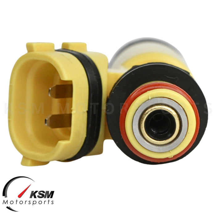 4 x 43lb 450cc YELLOW FUEL INJECTORS 195500-4450 FOR MAZDA RX8 MX5 MIATA TURBO