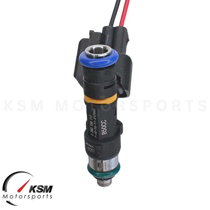 5 x 850cc fuel injectors for FORD FOCUS MK2 2.5T RS ST BOSCH EV14 High Impedance