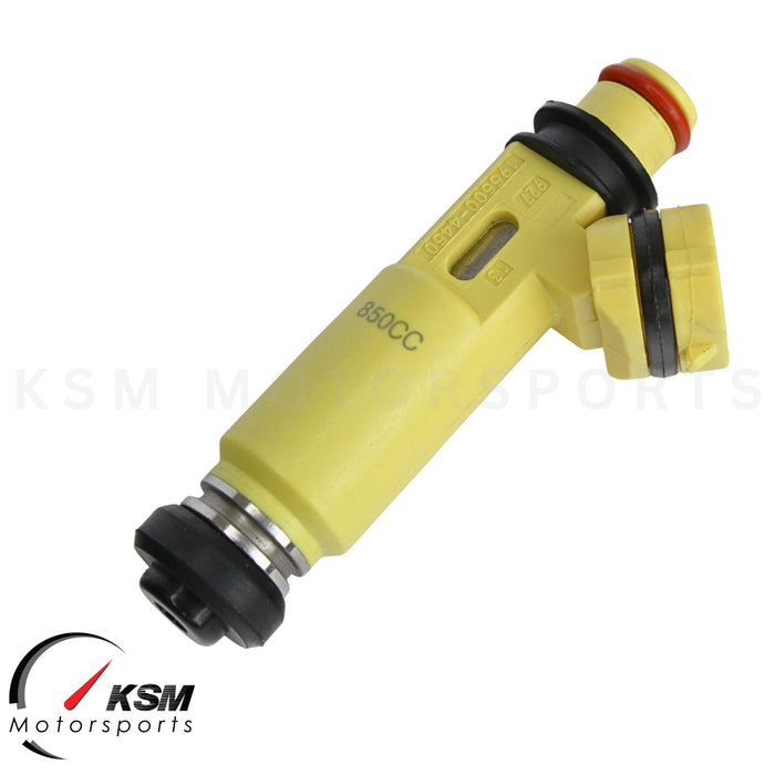 KSM Motorsports 750cc Fuel Injectors – Flow Matched Set Of 4 For Mazda RX7 RX8 Miata 13B