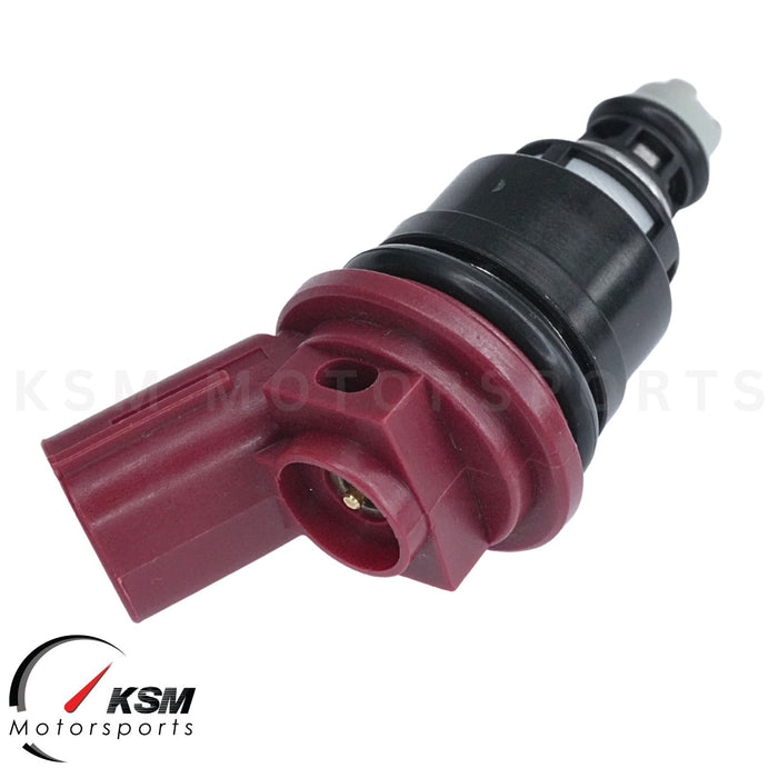 6x 740cc side feed fuel injectors RR544 for Nissan Fairlady Z Z32 300ZX VG30DETT