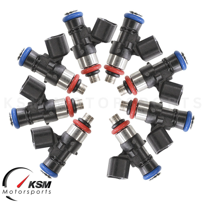8 HIGH IMPEDANCE FIT BOSCH 81LB 850CC INJECTORS GEN3 LSA LS7 LS3 GM FORD E85