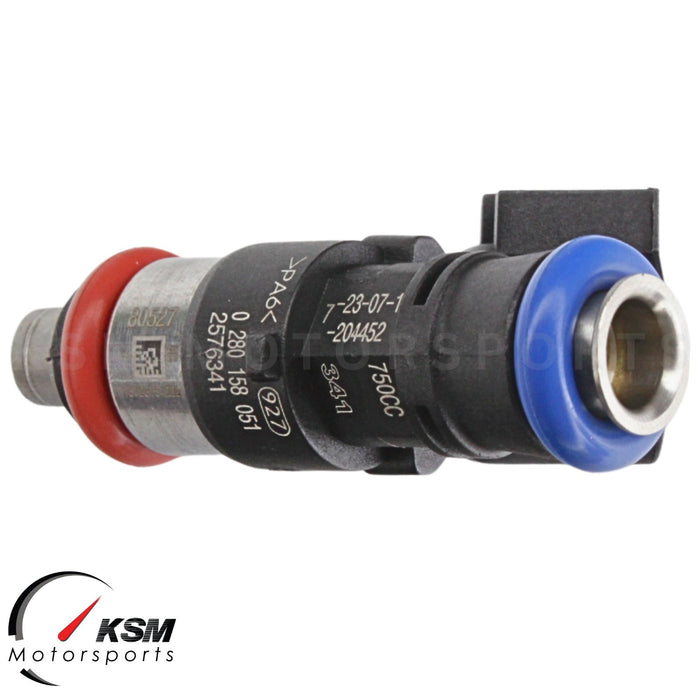 8 HIGH IMPEDANCE FIT BOSCH 71LB 750CC INJECTORS GEN3 LSA LS7 LS3 GM FORD E85