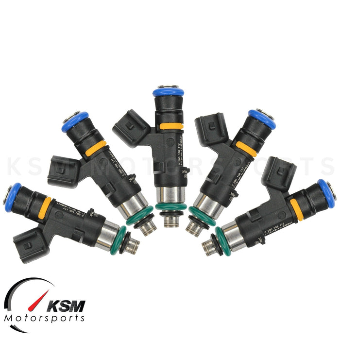 5 x 750cc Einspritzdüsen für FORD FOCUS MK2 2.5T RS ST Passend für BOSCH EV14 High Imp 