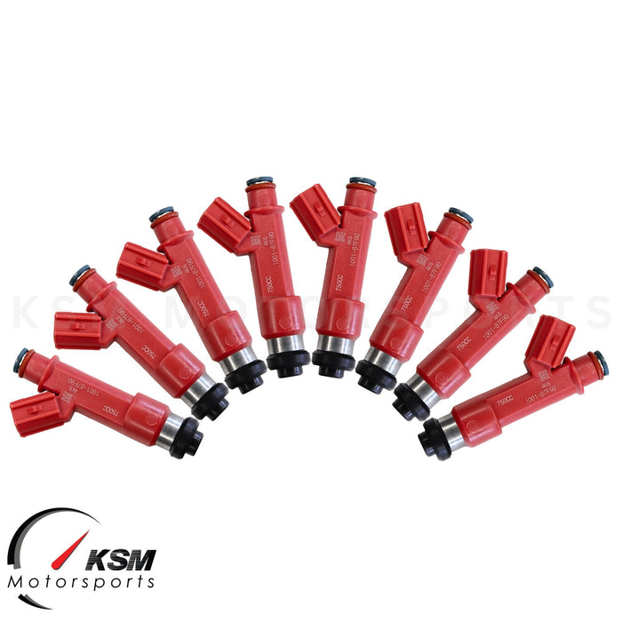8 x 750cc Fuel Injectors for Toyota 1UZFE E85 LEXUS SOARER V8 FIT DENSO AISIN