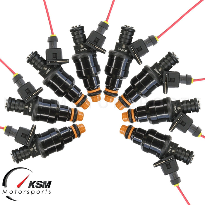8 injecteurs de carburant 1600cc 152LB EV1 pour GM LT1 LS1 LS6 Ford Mustang SOHC DOHC BMW 