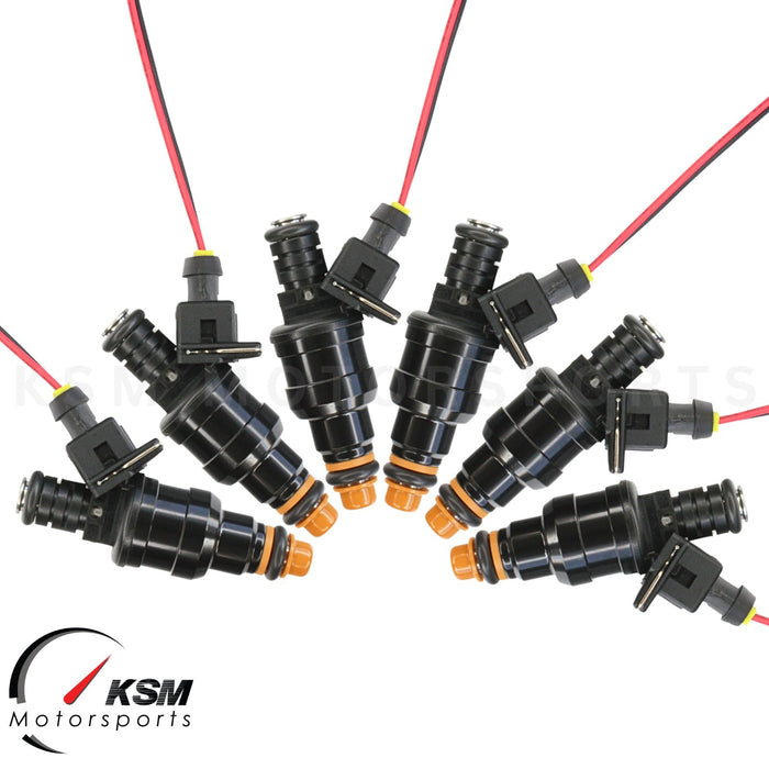 Lot de 6 injecteurs de carburant 1400 cc 133 LB pour Bosch Chevy GMC V6 3,8 L 2,8 L Turbo