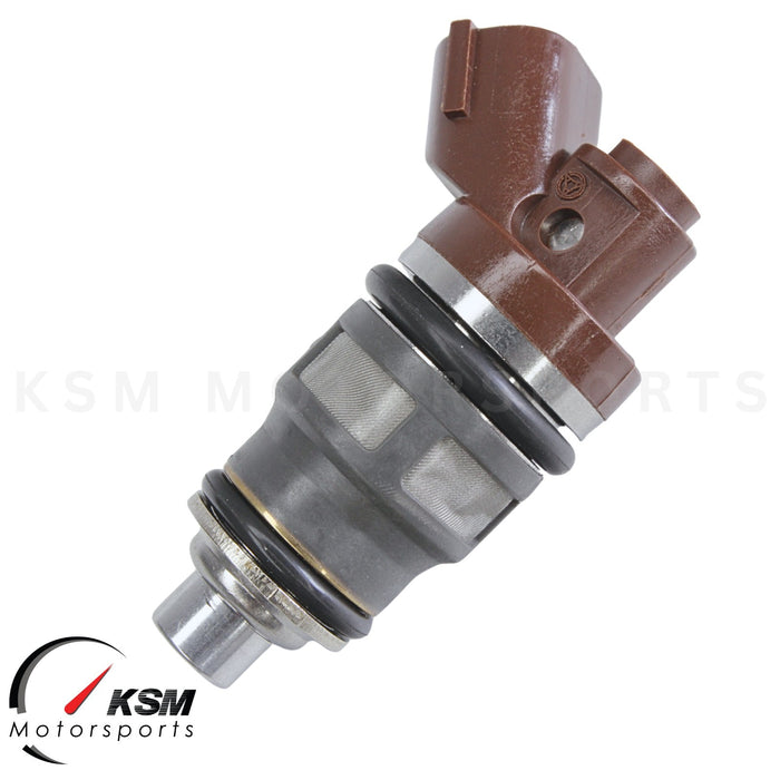 6 x 850cc fit Denso Side Feed Fuel Injectors for TOYOTA Supra 2JZ 1JZ GTE 1J 2J