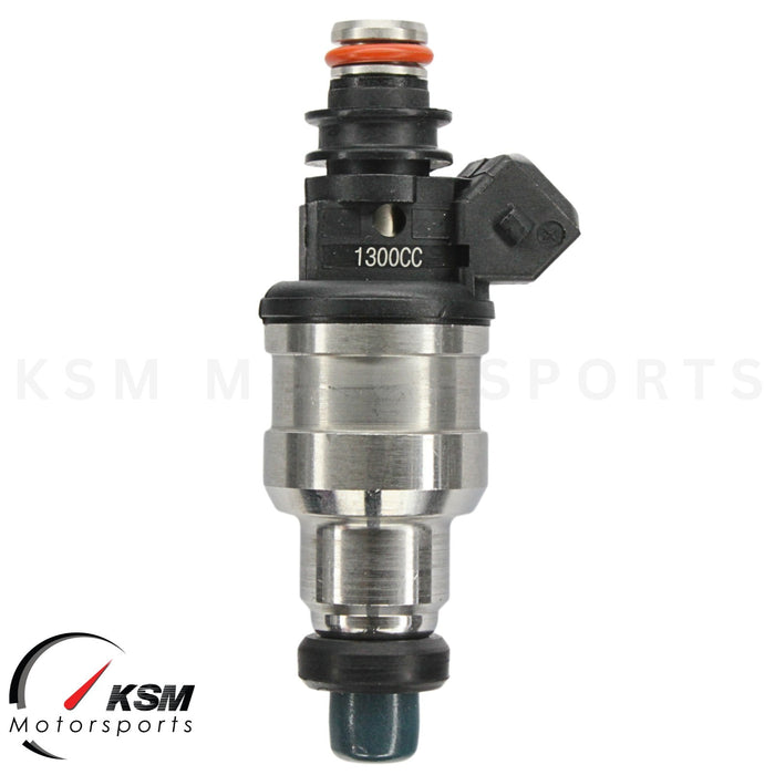 Set 4 x 1300cc Fuel Injectors for EVO 7 8 9 RX-7 FC3S 13B 20B 4AGE 4G63T 885