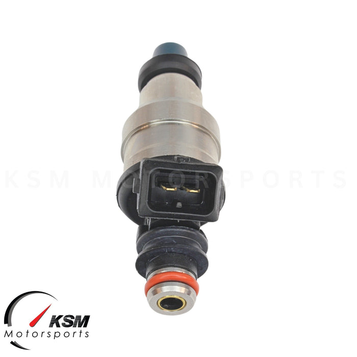 Set 4 x 1400cc Fuel Injectors For EVO 4-9 RX-7 FC3S 13B 20B 4AGE 4G63T EV1 E85