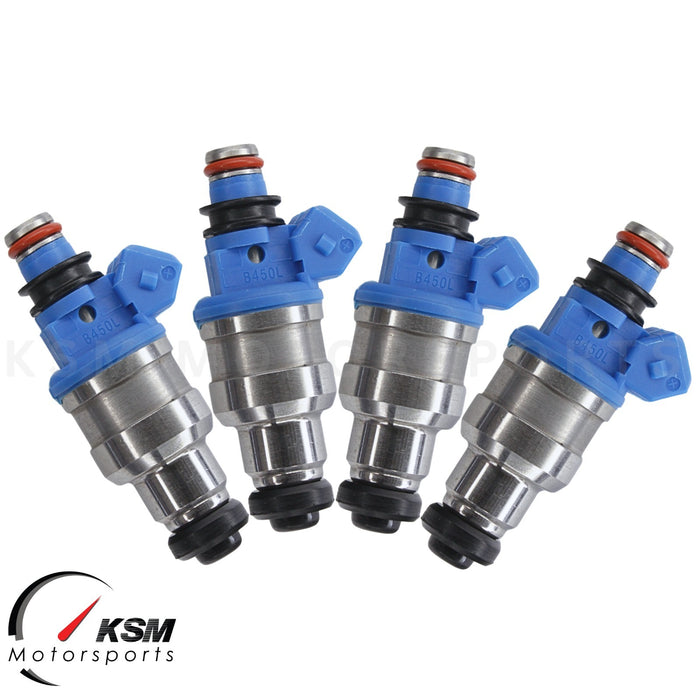 4 x 450cc Fuel Injectors INP-009 for 1990-1994 Mitsubishi Eagle Plymouth 2.0L l4
