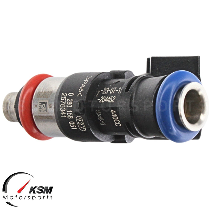 8 HIGH IMPEDANCE FIT BOSCH 42LB 440CC INJECTORS GEN3 LSA LS7 LS3 GM FORD E85