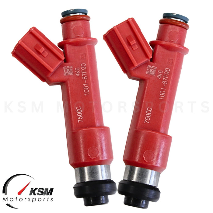 2 x 750cc Fuel Injectors 70lb for Mazda RX-7 13B FC3S 1.3L Turbo High Impedance