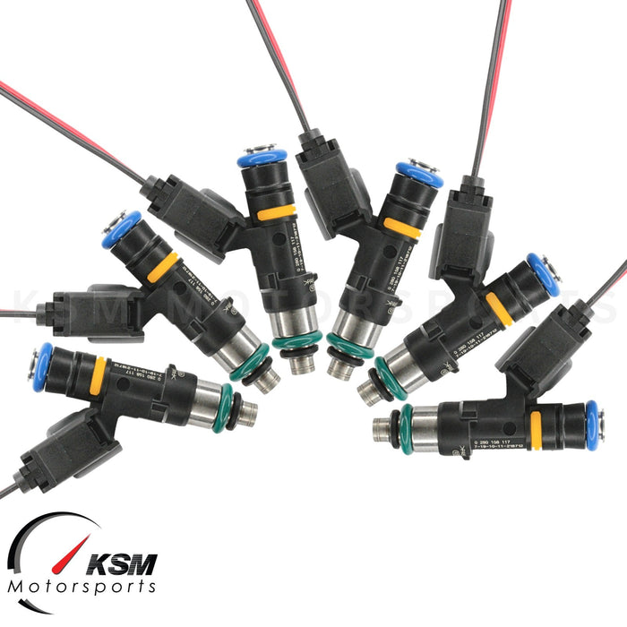Set of 6 x 1300cc 124lb fuel injectors for TOYOTA SUPRA 2JZGTE BOSCH EV14 KSM