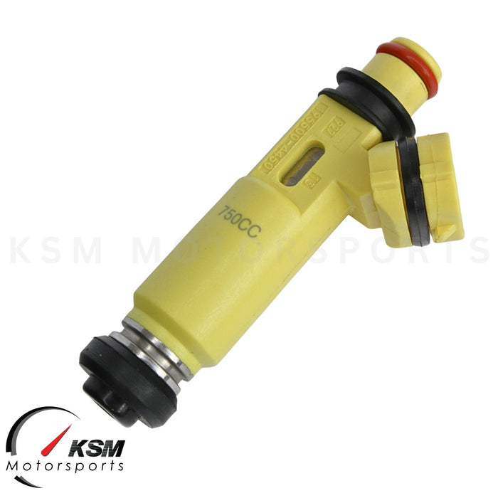 6 x 750cc Fuel injectors for TOYOTA 1FZ-FE LANDCRUISER FZJ78,79,105 LEXUS