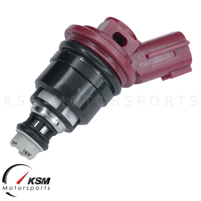 6 x 1600cc side feed fuel injectors RR544 for Nissan Fairlady Z32 300ZX VG30DETT