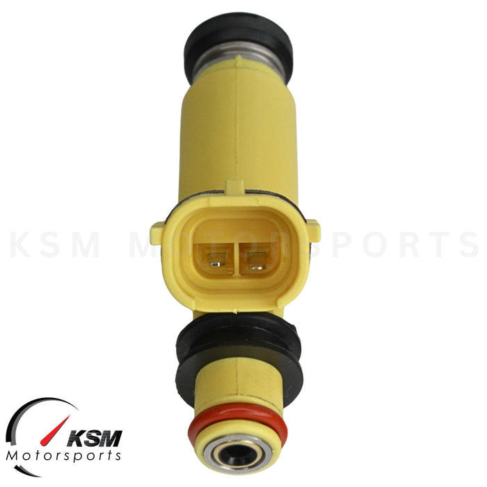 4 x 43lb 450cc YELLOW FUEL INJECTORS 195500-4450 FOR MAZDA RX8 MX5 MIATA TURBO