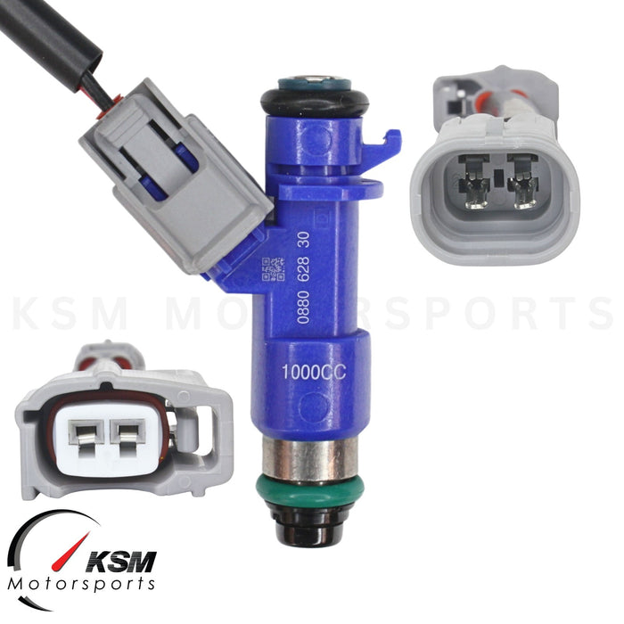 4 x 1000cc fuel Injectors with Plug & Play adapters for Honda Acura RDX