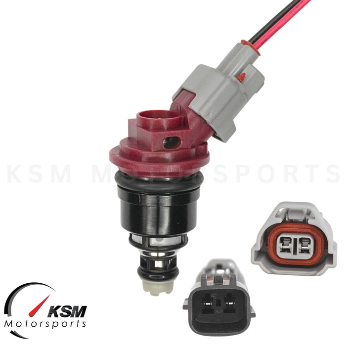 4 x 850cc Fuel Injectors Fit Nissan Nismo R20DET 180sx 200sx Silvia e85 fit JECS