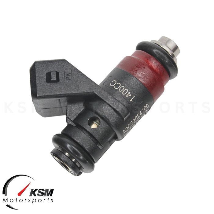 4x 133lb 1400cc fit Deka Compact Short Fuel Injector FI114700 EV1 High Impedance