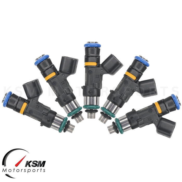 5 x 1600cc fuel injector for FORD FOCUS MK2 2.5T RS ST fit BOSCH EV14 High Imp