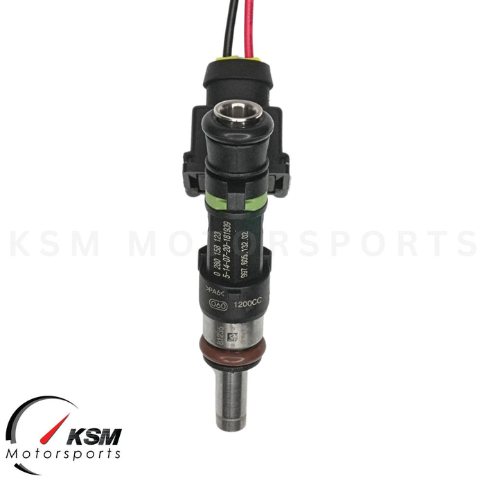 4 x Fuel Injectors fit Bosch 0280158123 1200cc 114 lb Long Nozzle EV14ST E85