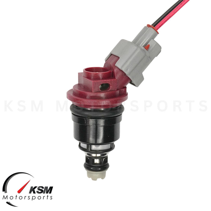 4 x 650cc Side Feed Fuel Injectors for NISSAN NISMO  SR20 S13 S14 S15 fit JECS