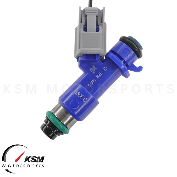 4 x 550cc fuel Injectors with Plug & Play OBD2 adapters for Honda Acura RDX