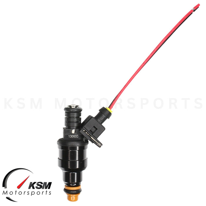 5 x 1300cc 124lb Fuel Injectors for Volvo S40 V50 S60 XC90 C70 Turbo Fit EV1