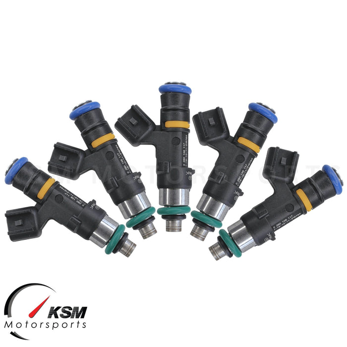 5 x 1000cc fuel injector for FORD FOCUS MK2 2.5T RS ST fit BOSCH EV14 High Imp