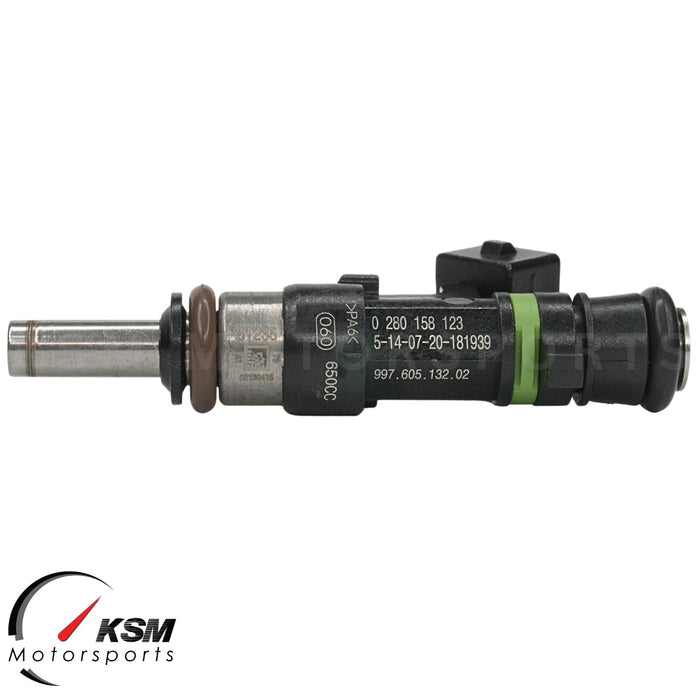6 x Einspritzdüsen passend für Bosch 0280158123 650 cc 62 lb lange Düse EV14ST E85 