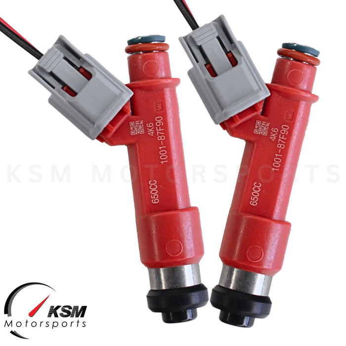 2 x 650cc Fuel Injectors For Mazda Rx8 Rx-8 13B rotary 1.3L turbo JDM RENESIS 2