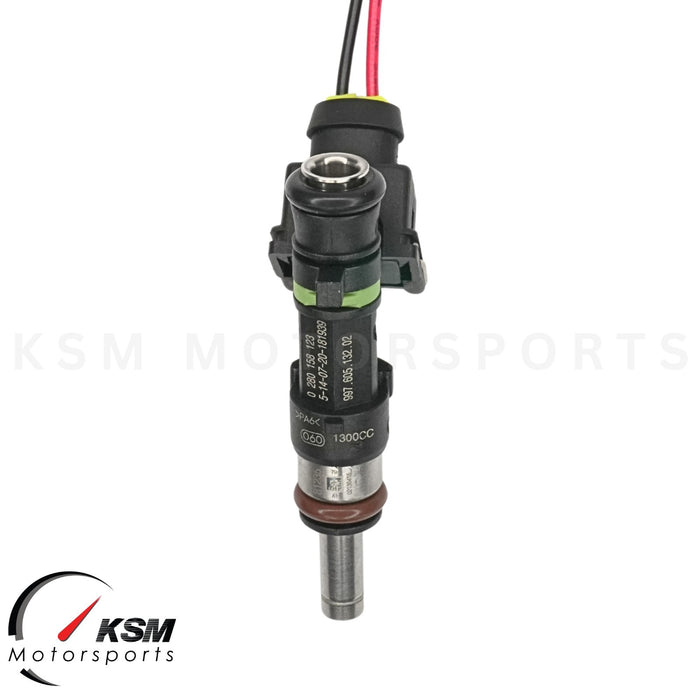 4 x Fuel Injectors fit Bosch 0280158123 1300cc 124 lb Long Nozzle EV14ST E85