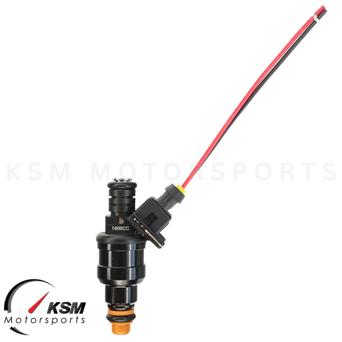 Set of 6 1600cc Fuel Injectors for A6 323i 325i 328i 525i Mustang Regal V6