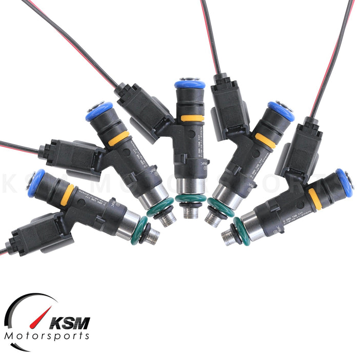 5 x 310cc fuel injectors for FORD FOCUS MK2 2.5T RS ST Fit BOSCH EV14 High Imp