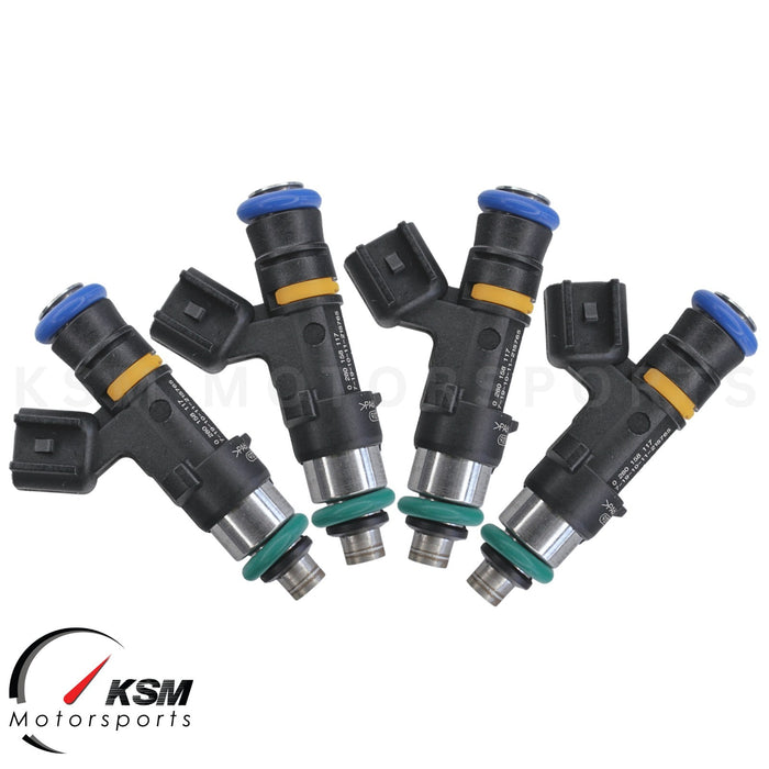 Set 4 1000cc fuel injectors for 2009-2012 HYUNDAI GENESIS 2.0T fit BOSCH  EV14