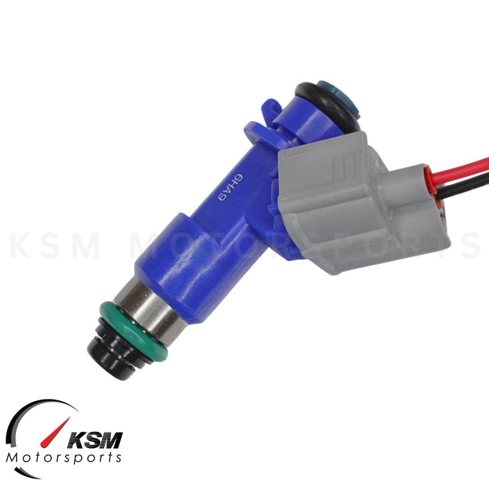 4 x 550cc fuel Injectors with Plug & Play OBD2 adapters for Honda Acura RDX