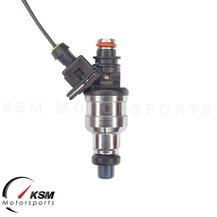 6 x 850cc 80LB Fuel Injectors for Honda Acura NSX VTEC DOHC