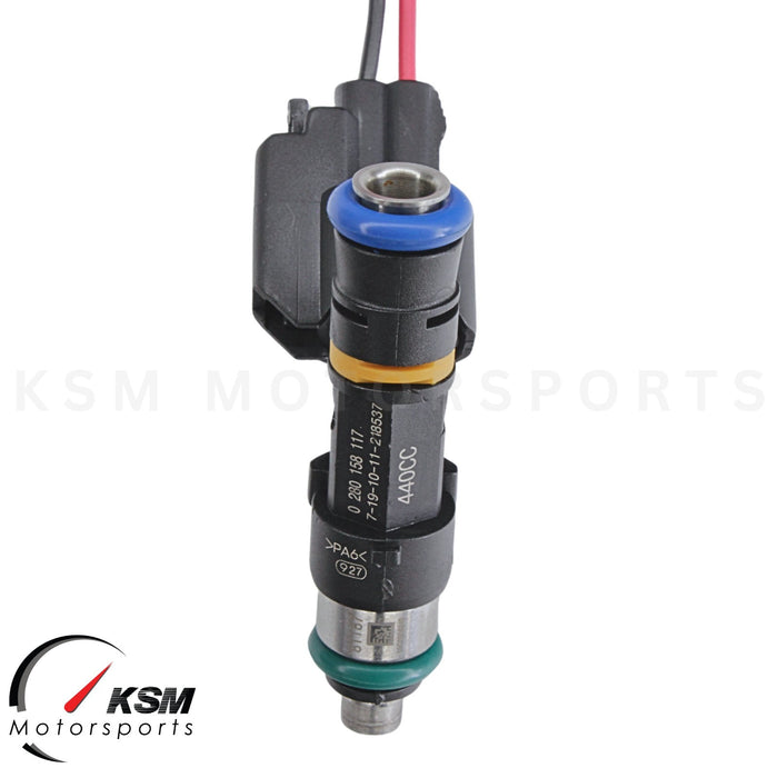 6 x 440cc 42lb Fuel Injectors Fit Nissan 350z 370z VQ35/VQ37 for BOSCH EV14 E85