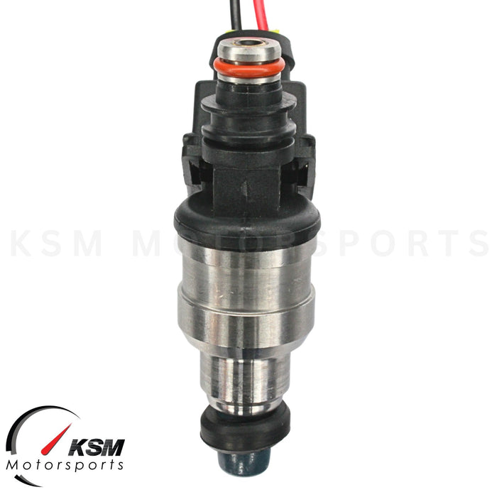 Set 4 x 1300cc KSM Fuel Injectors For EVO 4-9 RX-7 FC3S 13B 20B 4AGE 4G63T EV1