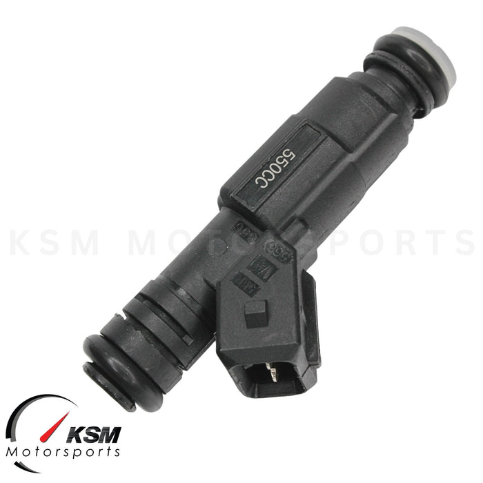 8 x fit Bosch 550cc Fuel Injectors For BMW V8 M60 M62 540i 740i X5 52lb EV1 EV6