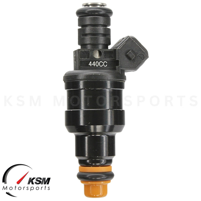 Set 6 x  440cc 42LB Fuel Injectors Wide fit Bosch Chevy GMC V6 3.8L 2.8L Turbo