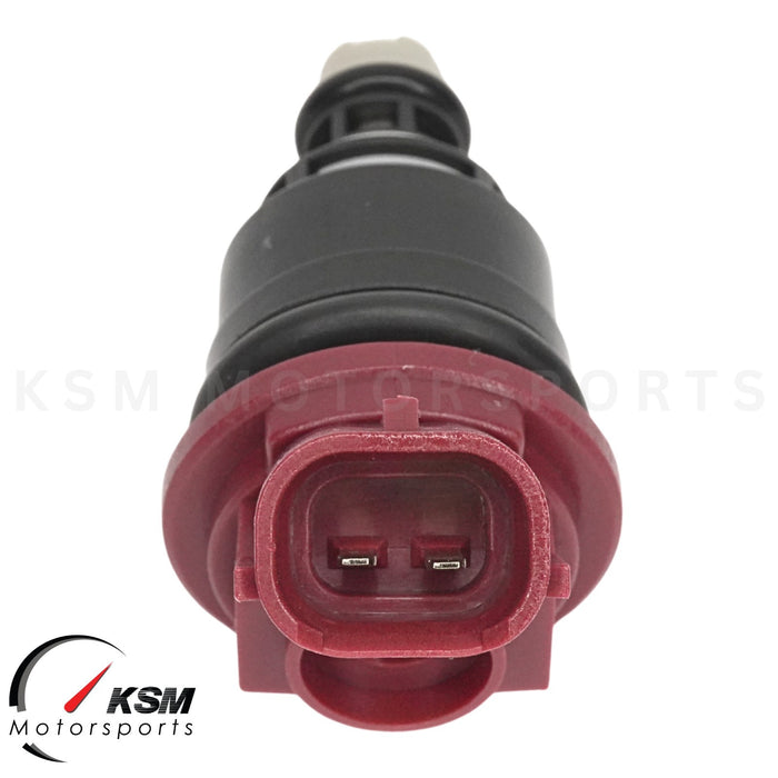 4 x 650cc Side Feed KSM Fuel Injectors fit JECS FOR SUBARU WRX STI EJ20 EJ25 E85