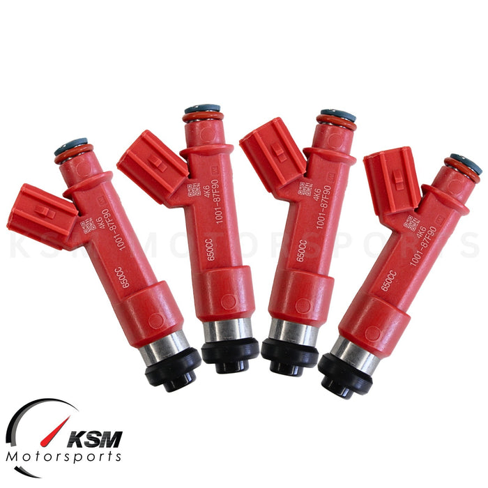 4 x 650cc fit Denso FUEL INJECTORS For MAZDA RX8 13B ROTARY 1.3L TURBO