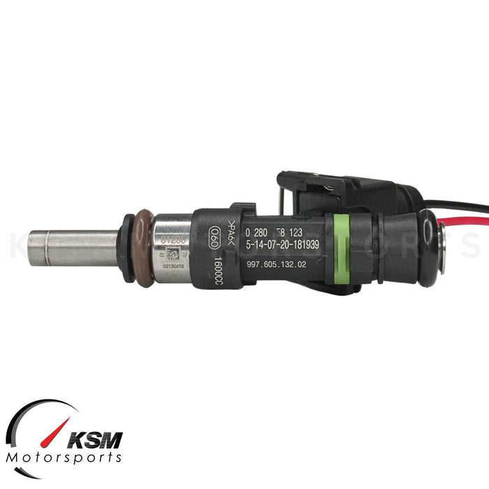 5 x Einspritzdüsen passend für Bosch 0280158123 1600cc 152 lb Lange Düse EV14ST E85 