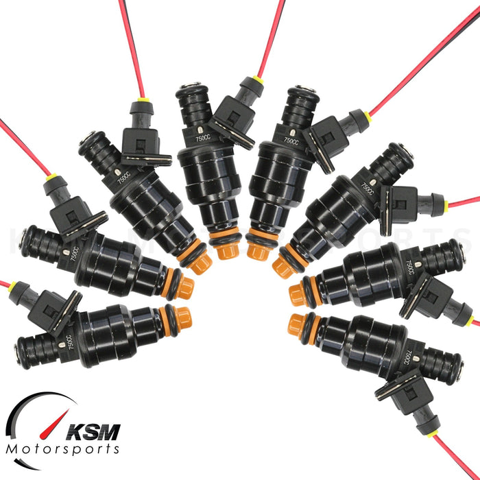 8 x 750cc 70LB EV1 Fuel Injectors for GM LT1 LS1 LS6 Ford Mustang SOHC DOHC BMW
